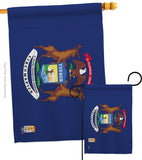Michigan - States Americana Vertical Impressions Decorative Flags HG140523 Made In USA