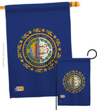 New Hampshire - States Americana Vertical Impressions Decorative Flags HG140530 Made In USA