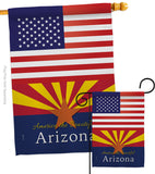 US Arizona - States Americana Vertical Impressions Decorative Flags HG140554 Made In USA