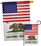 US California - States Americana Vertical Impressions Decorative Flags HG140556 Made In USA