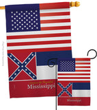 US Mississippi - States Americana Vertical Impressions Decorative Flags HG140576 Made In USA