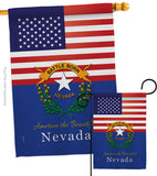 US Nevada - States Americana Vertical Impressions Decorative Flags HG140580 Made In USA