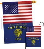 US Oregon - States Americana Vertical Impressions Decorative Flags HG140589 Made In USA