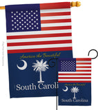 US South Carolina - States Americana Vertical Impressions Decorative Flags HG140592 Made In USA