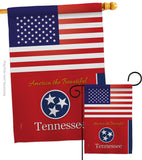 US Tennessee - States Americana Vertical Impressions Decorative Flags HG140594 Made In USA