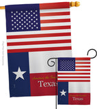 US Texas - States Americana Vertical Impressions Decorative Flags HG140595 Made In USA