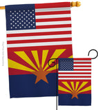 US Arizona - States Americana Vertical Impressions Decorative Flags HG140753 Made In USA
