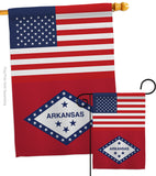 US Arkansas - States Americana Vertical Impressions Decorative Flags HG140754 Made In USA