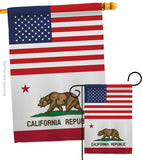 US California - States Americana Vertical Impressions Decorative Flags HG140755 Made In USA