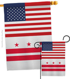 US District of Columbia - States Americana Vertical Impressions Decorative Flags HG140759 Made In USA