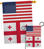 US Georgia - States Americana Vertical Impressions Decorative Flags HG140761 Made In USA