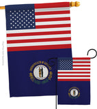 US Kentucky - States Americana Vertical Impressions Decorative Flags HG140768 Made In USA