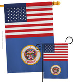 US Minnesota - States Americana Vertical Impressions Decorative Flags HG140774 Made In USA