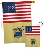 US New Jersey - States Americana Vertical Impressions Decorative Flags HG140785 Made In USA