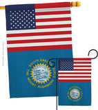 US South Dakota - States Americana Vertical Impressions Decorative Flags HG140800 Made In USA