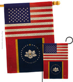 Mississippi US - States Americana Vertical Impressions Decorative Flags HG140909 Made In USA