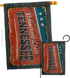 Tennessee Vintage - States Americana Vertical Impressions Decorative Flags HG140987 Made In USA