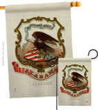 Coat of arms of Alabama - States Americana Vertical Impressions Decorative Flags HG141208 Made In USA