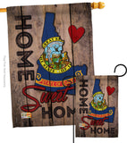 State Idaho Home Sweet Home - States Americana Vertical Impressions Decorative Flags HG191117 Made In USA