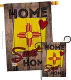 State New Mexico Home Sweet Home - States Americana Vertical Impressions Decorative Flags HG191118 Made In USA