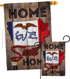 State Iowa Home Sweet Home - States Americana Vertical Impressions Decorative Flags HG191129 Made In USA