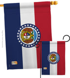 Missouri - States Americana Vertical Impressions Decorative Flags HG191526 Made In USA