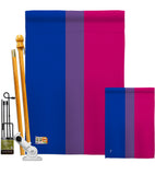 Bisexual - Support Inspirational Vertical Impressions Decorative Flags HG148005 Made In USA