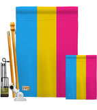 Pansexual pride - Support Inspirational Vertical Impressions Decorative Flags HG148018 Made In USA