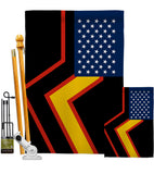 US Rubber Pride - Support Inspirational Vertical Impressions Decorative Flags HG148662 Made In USA