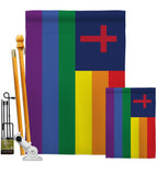 Christian Pride - Support Inspirational Vertical Impressions Decorative Flags HG148667 Made In USA