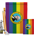 Washington Pride - Support Inspirational Vertical Impressions Decorative Flags HG148683 Made In USA