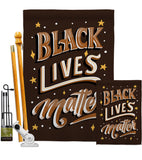 BLM Unity - Support Inspirational Vertical Impressions Decorative Flags HG170055 Made In USA