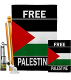 Free Palestine - Support Inspirational Vertical Impressions Decorative Flags HG170196 Made In USA