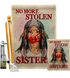 No Stolen Sister - Support Inspirational Vertical Impressions Decorative Flags HG170215 Made In USA