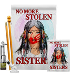 No Stolen Sister - Support Inspirational Vertical Impressions Decorative Flags HG170215 Made In USA