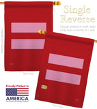 Equality - Support Inspirational Vertical Impressions Decorative Flags HG115087 Made In USA