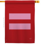 Equality - Support Inspirational Vertical Impressions Decorative Flags HG115087 Made In USA