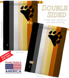 Bear Brotherhood - Support Inspirational Vertical Impressions Decorative Flags HG148004 Made In USA