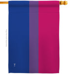 Bisexual - Support Inspirational Vertical Impressions Decorative Flags HG148005 Made In USA