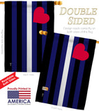 Leather Pride - Support Inspirational Vertical Impressions Decorative Flags HG148013 Made In USA