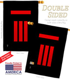 Master Slave Pride - Support Inspirational Vertical Impressions Decorative Flags HG148015 Made In USA