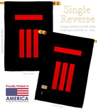 Master Slave Pride - Support Inspirational Vertical Impressions Decorative Flags HG148015 Made In USA