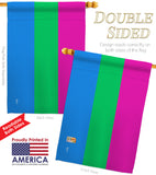 Polysexuality - Support Inspirational Vertical Impressions Decorative Flags HG148020 Made In USA