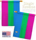 Polysexuality - Support Inspirational Vertical Impressions Decorative Flags HG148020 Made In USA