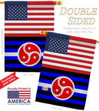 US BDSM rights - Support Inspirational Vertical Impressions Decorative Flags HG148028 Made In USA