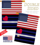 US Leather Pride - Support Inspirational Vertical Impressions Decorative Flags HG148038 Made In USA