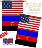 US Polyamory flag - Support Inspirational Vertical Impressions Decorative Flags HG148044 Made In USA