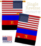 US Polyamory flag - Support Inspirational Vertical Impressions Decorative Flags HG148044 Made In USA