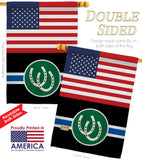 US Pony Pride - Support Inspirational Vertical Impressions Decorative Flags HG148046 Made In USA