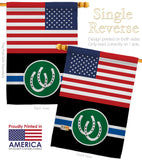 US Pony Pride - Support Inspirational Vertical Impressions Decorative Flags HG148046 Made In USA